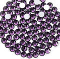 Beadsland 1440pcs Flat Back Crystal Rhinestones Round Gems for Nail Art and Craft Glue Fix, Tanzanite, SS8, 2.3-2.5mm