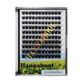 10Rows,Large Pack Grafting Mixed 10-12-14-16mm/14-16-18mm/12-14-16mm Wide Stem Cluster Eyelashes D Curl Individual False Eyelashes Home DIY Eye Lashes Extensions (mixed 12-14-16mm)
