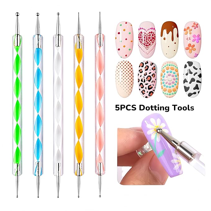 14PCS Professional Nail Art Brush Set,Crystal Handle Liner Brushes,Acrylic & Gel Nail Brush,Dotting PaintingTools,Nail Sculpture Pincher Tweezer for Manicure,Home Salon Kit