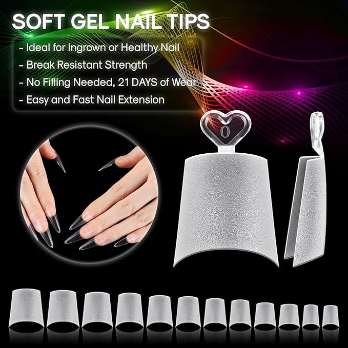 240PCS Upgrade Square French Tips, Matte Half Cover Short Coffin Press-on Nails for Soak Off Nail Extension (15 Sizes, Soft Gel, Round, Neutral)