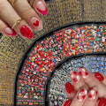 90 Sheets Nail Stickers for Valentine's Day Nail Art Decals 3D Self-Adhesive Heart Star Flower Nail Supplies Charms with Nails Tweezer for Women Nails Decoration
