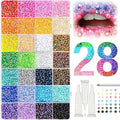 Colorful DIY Resin Rhinestone Kit for Bedazzling, Resin Jelly Rhinestones for Bedazzling, Multicolor 3mm Flatback Gems for Diamond Art 3Pcs Jewelry Glue for Bedazzled Nail Art (30000)