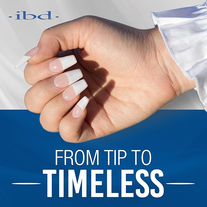 ibd Hard Gel for Nails – LED/UV French Xtreme Clear Builder Gel, Ideal for Nail Extensions, 2 oz