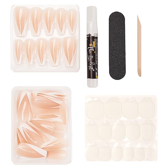 The Nailest - Instant Luxury Acrylic Press-on Nails - Medium Coffin - V Line