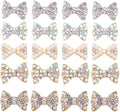 Beaupretty 50Pcs 3D Nail Art Decorations Charm Diamonds Crystal Nail Jewelry Bow Nail Rhinestones Nail Art Supplies Manicure Tools