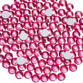 1440pcs Flat Back Rhinestones Glitter Round Crystal Gems Glass Rhinestones for Crafts Nail Art Clothes Shoes DIY Decorations, Rose, SS10, 2.7-2.9mm