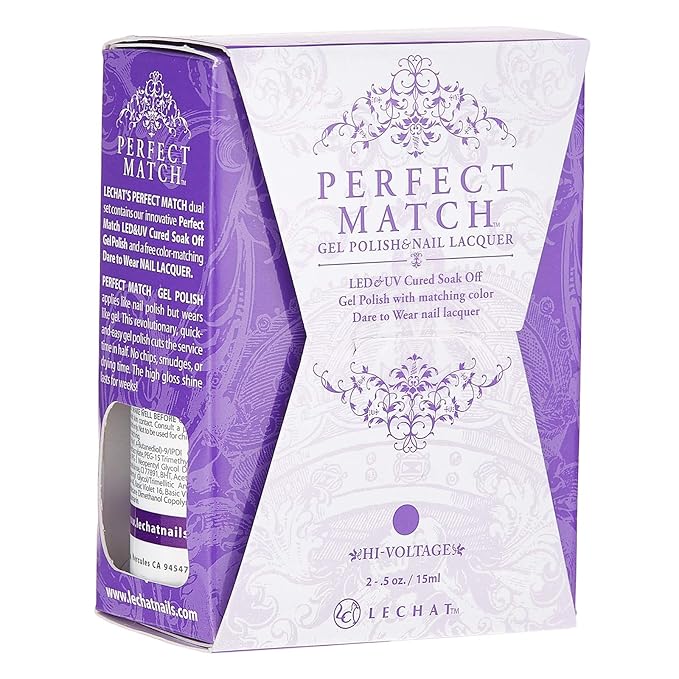 LeChat Perfect Match Gel Polish, Hi-Voltage, 0.5 fluid_ounces