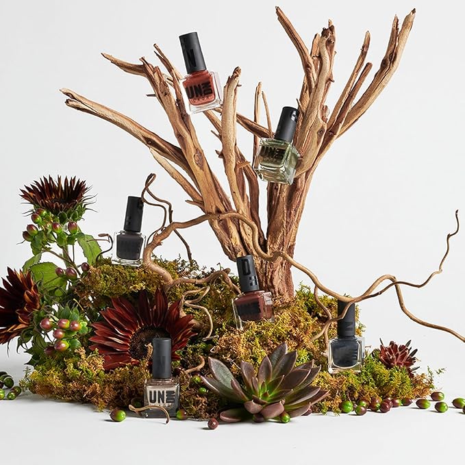 UNDN Vegan Nail Polish - Middle Earth - Brown Nail Polish for Women and Men - Long Lasting, Durable Finish - Cruelty Free - 0.5 oz