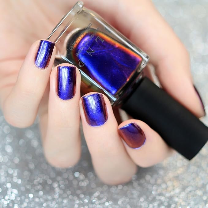 ILNP Cygnus Loop - Blue, Purple, Orange, Yellow, Red, Green Ultra Chrome Color Shifting Nail Polish