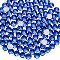 720pcs Flat Back Rhinestones Glitter Round Crystal Gems Glass Rhinestones for Crafts Nail Art Clothes Shoes DIY Decorations, Sapphire, SS20, 4.6-4.8mm