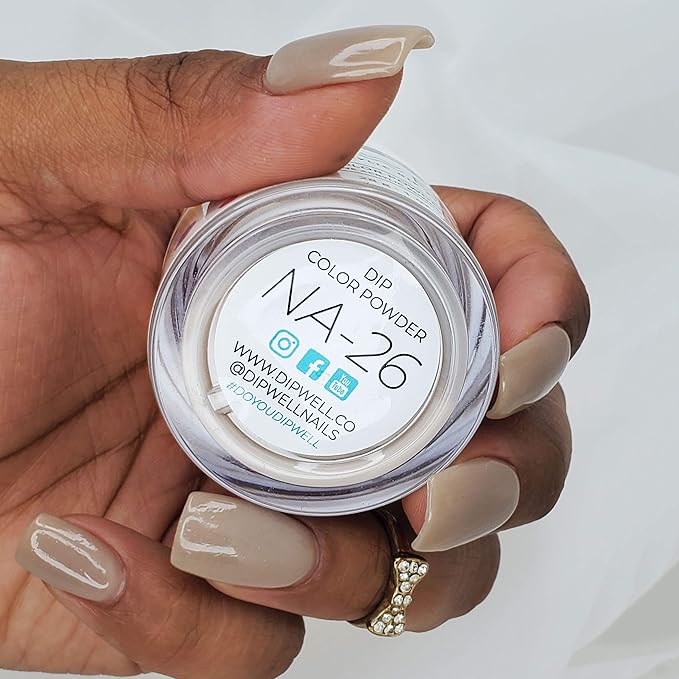 Nail DIP Powder, Naturale Color Collection, Dipping Acrylic For Any Kit or System by DipWell (NA - 26)