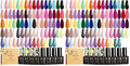 ROSALIND 30pcs Gel Nail Polish Set, 26 Colors Gel Polish with 3Pcs Glossy Matte Glitter Top Coat and Base Coat All Seasons Nude Blue Red Gel Nails art Kit DIY Salon at Home (Pack of 2)