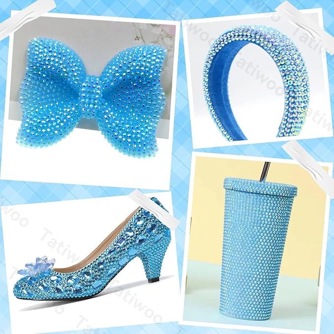 20000Pcs Blue Flatback Jelly Resin Rhinestones for Bedazzling, Mix Sizes Crystal Rhinestones Gems, Blue Gems Bedazzling for Crafting, Flatback Rhinestone for DIY Face Makeup Crafts