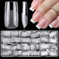 LoveOurHome 600pc Medium Square Nail Tips Clear Fake Nails Square Gel Nail Tips Full Cover Acrylic Nails Clear Press on Nails Medium False Nail 15 Sizes Fingernails for Gel Nail Extension