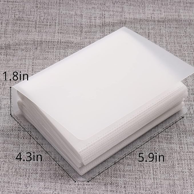 Nail Art Stickers Organizers Storage 100 Slots Empty Nail Decals Book Binder for Nail Art Supplies DIY Stickers Display Holder Collecting Album Nail Organizers Tools