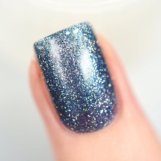 ILNP Arctic Lights - Icy Blue Holographic Metallic Nail Polish