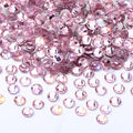Pink Flatback Rhinestones, Glass Rhinestones for Nail Art and Craft, Glue Fix, Loose Crystal Gemstones(Pink, SS4, 2880pcs, 1.5-1.7mm)