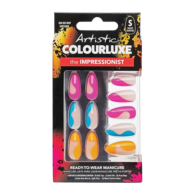 Artistic Colourluxe Press-On Tips - Kit Colourluxe Press-On Tips - Kits Nails - 30 Nails (On Do Not Disturb, Kit)