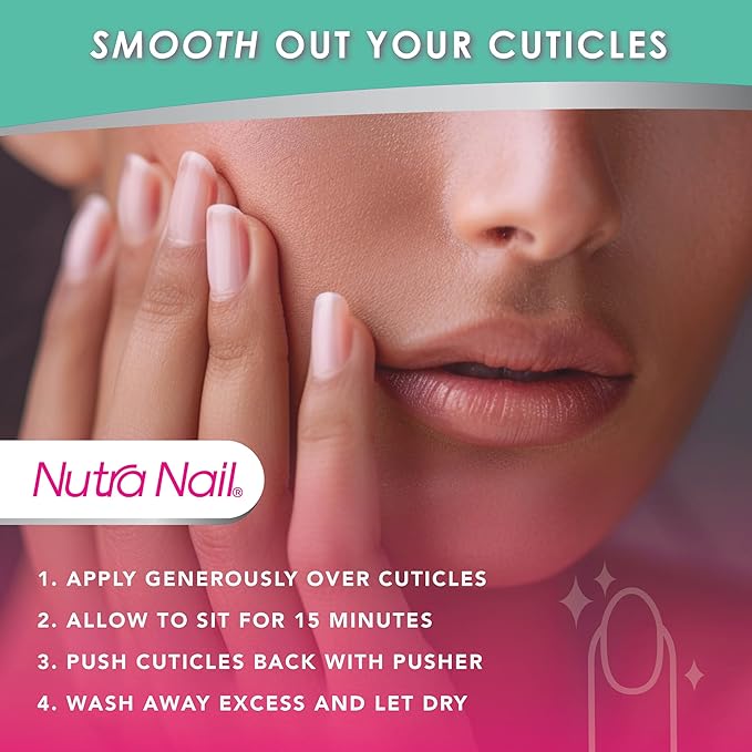 Nutra Nail Naturals Cuticle Remover - Instant Nail Bed Softener & Removal Oil Treatment for Nails & Nail Health (0.45 Fl Oz)