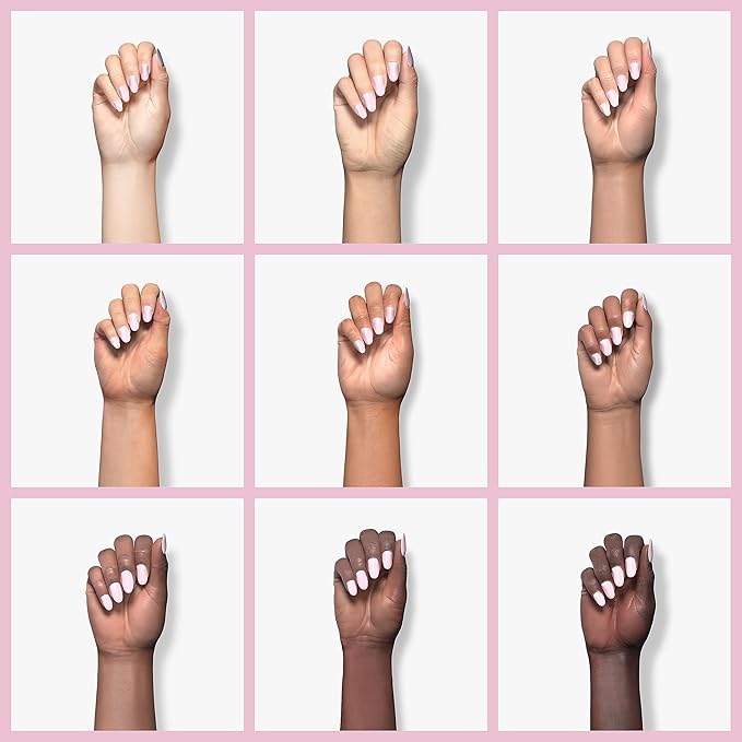 AIMEILI Hema Free Rubber Base Gel For Nails, Soak Off U V LED Clear Sheer Gel Nail Polish, 4 in 1 Nail Strengthen/Enhance/Base Coat/Color - (444) 10ml