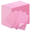 80pcs Disposable Nail Mats Foldable Nail Paper Towels for Table Acrylic Nail Practice Sheet, 3 Ply Waterproof Clean Nail Table Practice Mat for Salon Manicure Tattoo,Nail Art Accessories13 x18 (Pink)