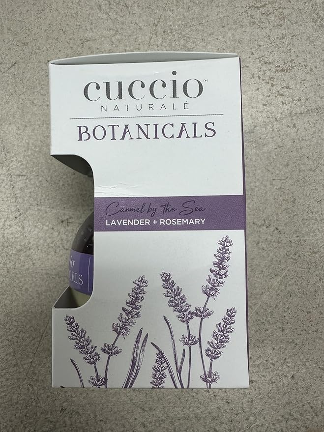 Cuccio Botanicals Lavender & Rosemary Cuticle Oil – 2.5 Fl. Oz – Nourishing Moisturizer for Dry Cuticles and Nails – Salon-Quality Natural Oil Blend for Nail Care