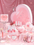 Beetles So In Love Collection – Glow In Love Valentine Gel Nail Polish Set, Pink Gel Nail Art Set with Base Top Coat Mini Rose Bouquet, Salon DIY at Home Valentine's Day Gift for Women Wife Girlfriend
