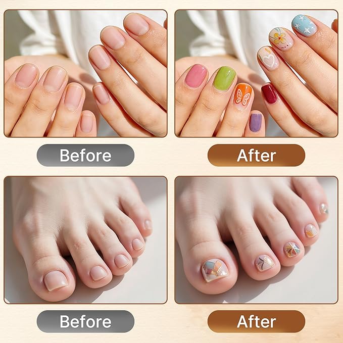 SUTROMA 12 Colors Nail Art Pens Kit, Waterproof and Quick Dry Nail Art Markers, Nail Polish Pens, DIY Art Nail Decorations