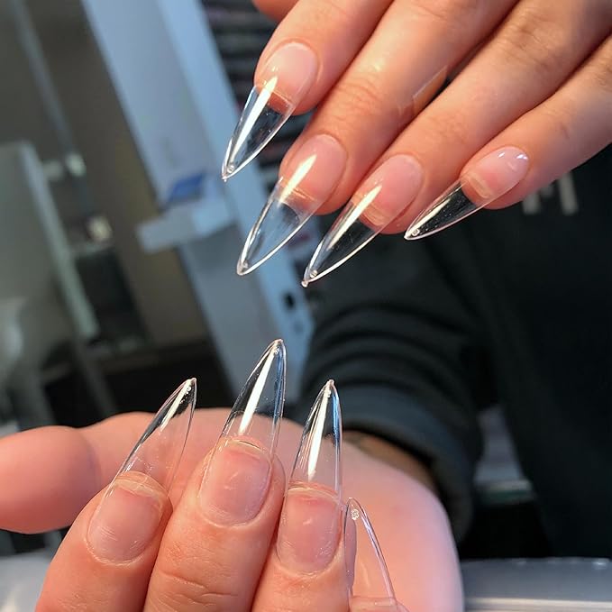 ATN Gel X Nail - Essentials Set | Dehydrator Clean, Vitamin Primer, Strong Glue & 4-in-1 Diamond Top Coat | Professional Nail Art Kit (Gel Ext #3, Small)