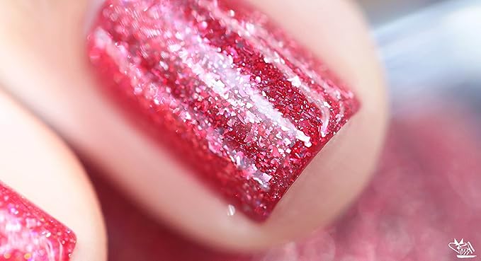 ILNP Cherry Luxe - Rich Red Holographic Nail Polish