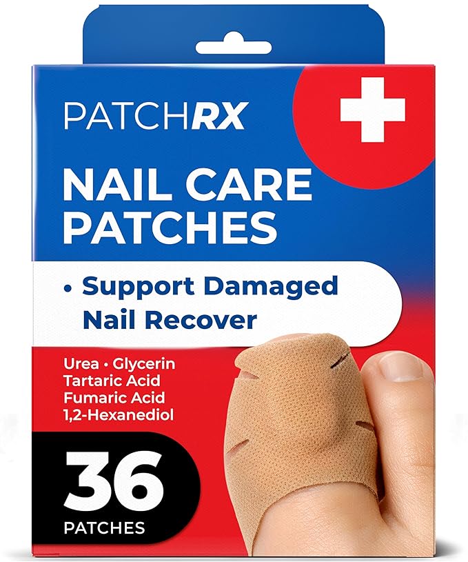 Nighttime Renewal Fungal Nail Patches - 36 Pack - Overnight Repair for Nail Fungus Damage, 8-Hour Treatment Restores Healthy Appearance