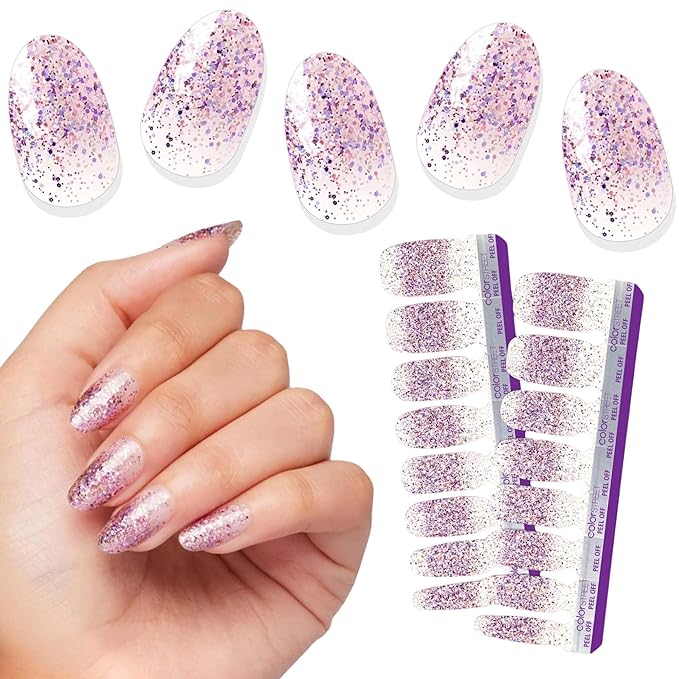 Color Street Mount Crushmore Glitter Dip Nail Strips