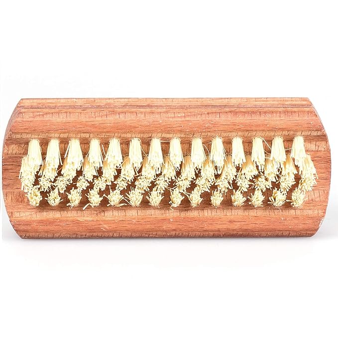 Fendrihan Dual Sided Wood Nail Brush with Sisal Bristles 3.7" (Made in Germany)