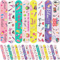 H1vojoxo Spa Makeup Party Nail Files - 48pcs Double Sided Emery Boards for Spa Makeup Party Colorful Nail File Strips for Girl’s Birthday Galentine Gift Emery Boards for Women Employee Coworkers Staff