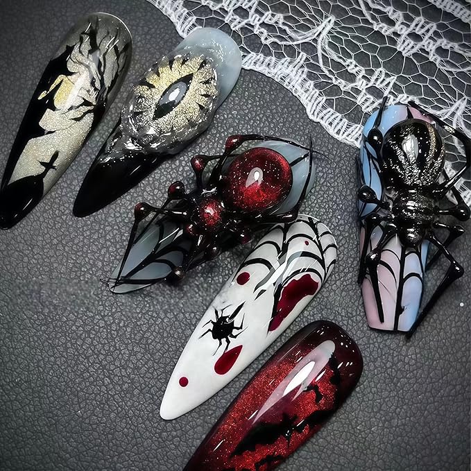 3D Spider Gel Nail Art Mold Arts Resin Scorpion Molds for Accessories Supplies Insect Silicone Tools Nails Style
