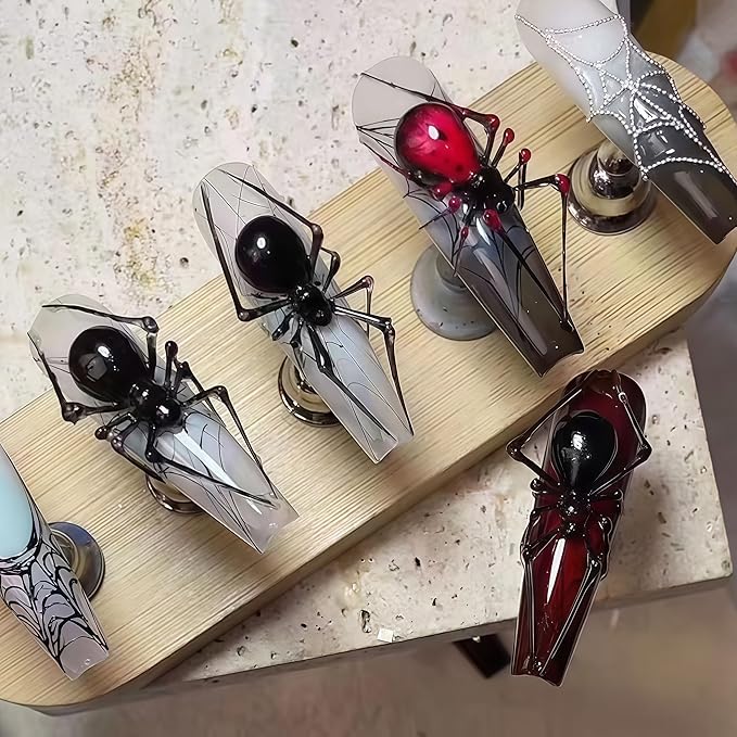 3D Spider Gel Nail Art Mold Arts Resin Scorpion Molds for Accessories Supplies Insect Silicone Tools Nails Style