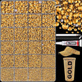 25000Pcs Mine Gold Rhinestones for Bedazzling with B7000 Jewelry Glue, Non Hotfix Flatback Gems, Crystal Resin Rhinestones for Crafting Crafts Clothing Tumblers Mugs Shoes Fabric Decor Nail Art