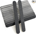 Canvalite Nail File Large Emery Boards for Nails 100/180 Grit Nail Files for Natural Nails Manicure Pedicure Tool for Home and Salon Use 50PCS, Black