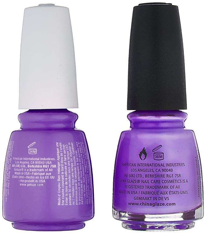 China Glaze Gelaze Tips and Toes Nail Polish, That's Shore Bright, 2 Count
