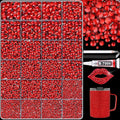 25000Pcs Red Rhinestones for Bedazzling with B7000 Jewelry Glue, Non Hotfix Flatback Gems, Crystal Resin Rhinestones for Crafting Crafts Clothing Tumblers Mugs Shoes Fabric Decor Nail Art