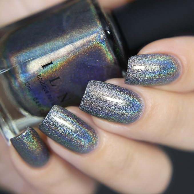 ILNP Sticks And Stones - Gauntlet Grey Ultra Holographic Nail Polish