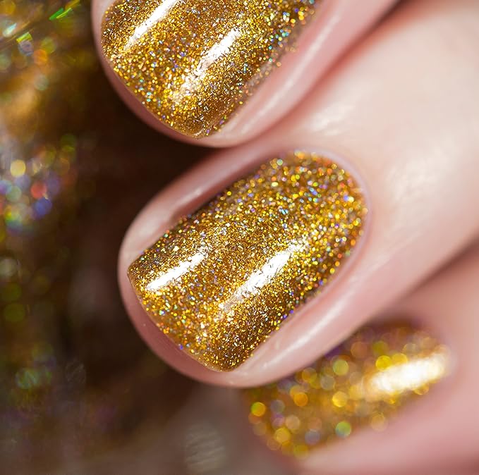 ILNP Sparks May Fly - Ethereal Dijon Yellow Holographic Nail Polish