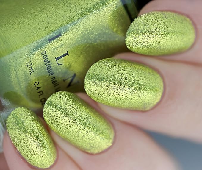 ILNP Short Circuit - Radiant Yellow-Green Ultra Metallic Bright Nail Polish