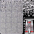 13500Pcs Flatback Pearls for Bedazzling (Silver) with 3Pcs B7000 Jewelry Glue, Assorted Size 2/3/4/5/6/8/10mm Half Pearl, Bedazzling Gems for Crafting Clothing Tumbler Shoes Embellishment Nail Art