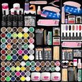 Professional Acrylic Nail Kit with UV Light, Gel Polish, Drill, Art Tips & Decoration - DIY Nail Art Tool & Supplies