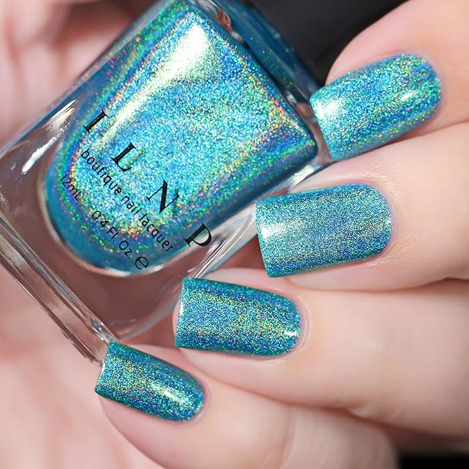 ILNP Sail Away - Vivid Turquoise Ultra Holographic Nail Polish