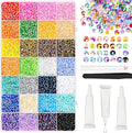 Bedazzling Kit with Rhinestones, Resin Rhinestone Kit for Bedazzling, 3mm Flatback Bedazzling Gems with Tweezers & Glue, Gems for Crafting, Nail Art & DIY Decor (24000Pcs)