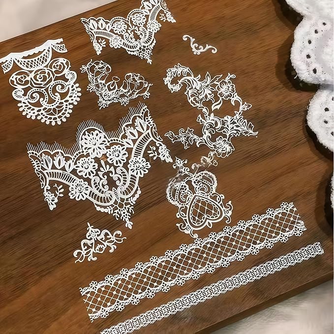3D Lace Gel Nail Art Mold Arts Resin Pattern Molds for Accessories Supplies Laces Embossing Silicone Tools Cute Nails Style