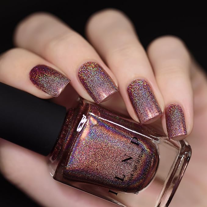 ILNP Dinner Party - Alluring Marsala Ultra Holographic Nail Polish