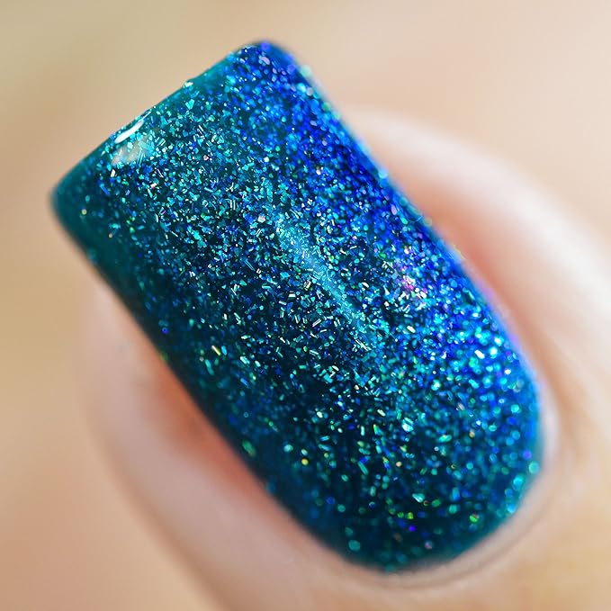 ILNP Party Favor - Vivid Teal Holographic Nail Polish